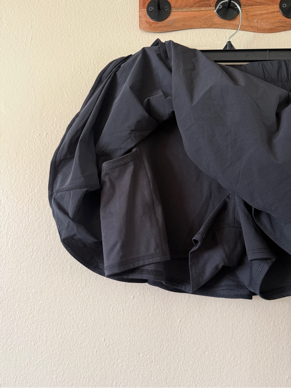 JoyLab Black Layered Ruffle Athletic Skort Tiered Activewear Skirt size XXL - Picture 6 of 7